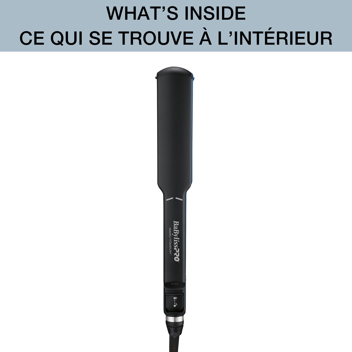 BaBylissPRO&reg; Nano Titanium&trade; Fer plat ultra mince de 1-1/2 po (Noir), , hi-res 8