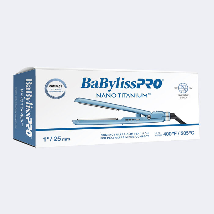 BaBylissPRO® Nano Titanium™ Fer plat compact ultra mince de 1 po, , hi-res image number 5 BaBylissPRO® Nano Titanium™ Fer plat compact ultra mince de 1 po, , hi-res image number 5