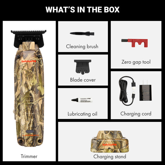 BaBylissPRO&reg; Limited Edition Camo Collection LO-PROFX Compact Trimmer, , hi-res image number 8