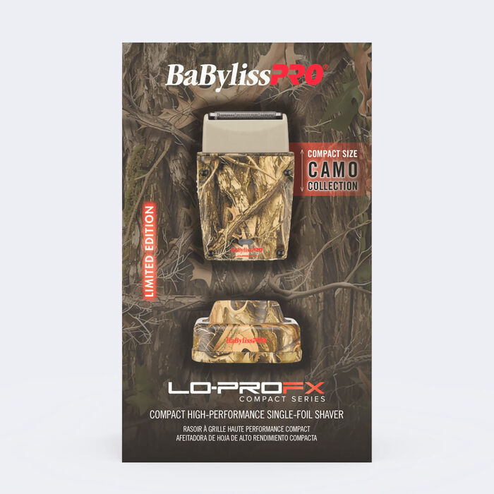 BaBylissPRO&reg; LO-PROFX COMPACT SERIES Rasoir &agrave; lame unique haute performance compacte (CAMOU - S&eacute;rie limit&eacute;e), , hi-res image number 3