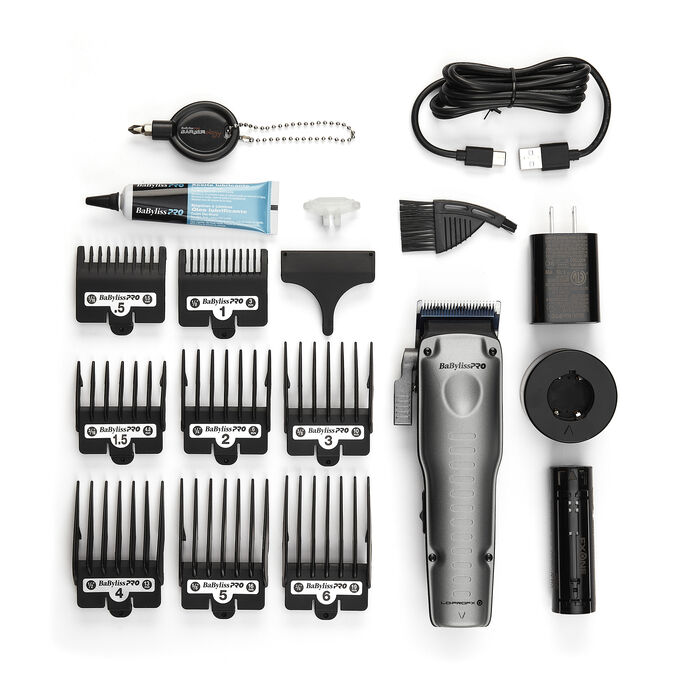BaBylissPRO® FXONE™ Lo-ProFX High Performance Low-Profile Clipper (Silver), , hi-res image number 2 BaBylissPRO® FXONE™ Lo-ProFX High Performance Low-Profile Clipper (Silver), , hi-res image number 2