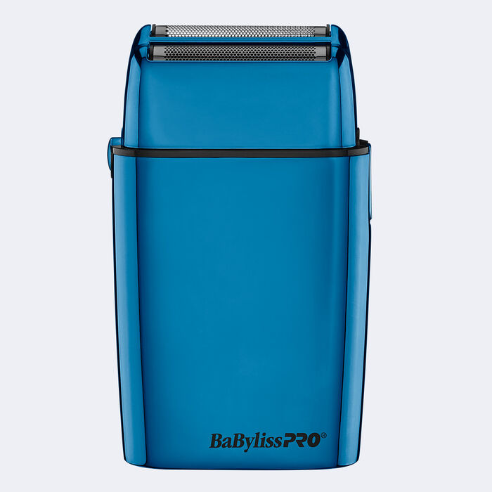 BaBylissPRO® FOILFX02 Cord/Cordless Metal Double-Foil Shaver (Blue - Limited Edition), , hi-res image number 0
