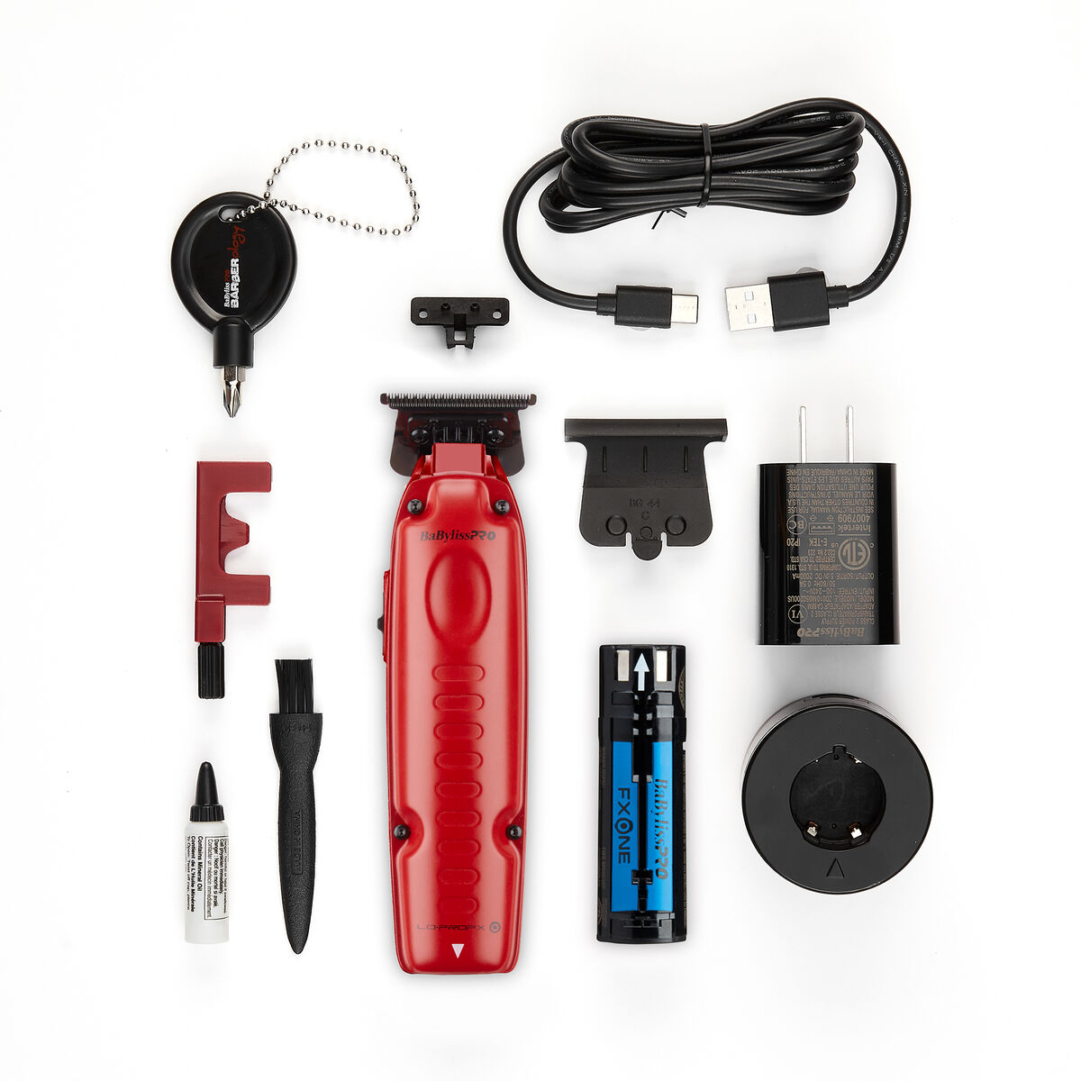 BaBylissPRO&reg; FXONE&trade; Lo-ProFX Tondeuse de finition haute performance &agrave; profil bas (Rouge), , hi-res 4
