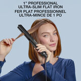 BaBylissPRO&reg; Nano Titanium&trade; Fer plat ultra mince de 1 po (Noir), , hi-res 2
