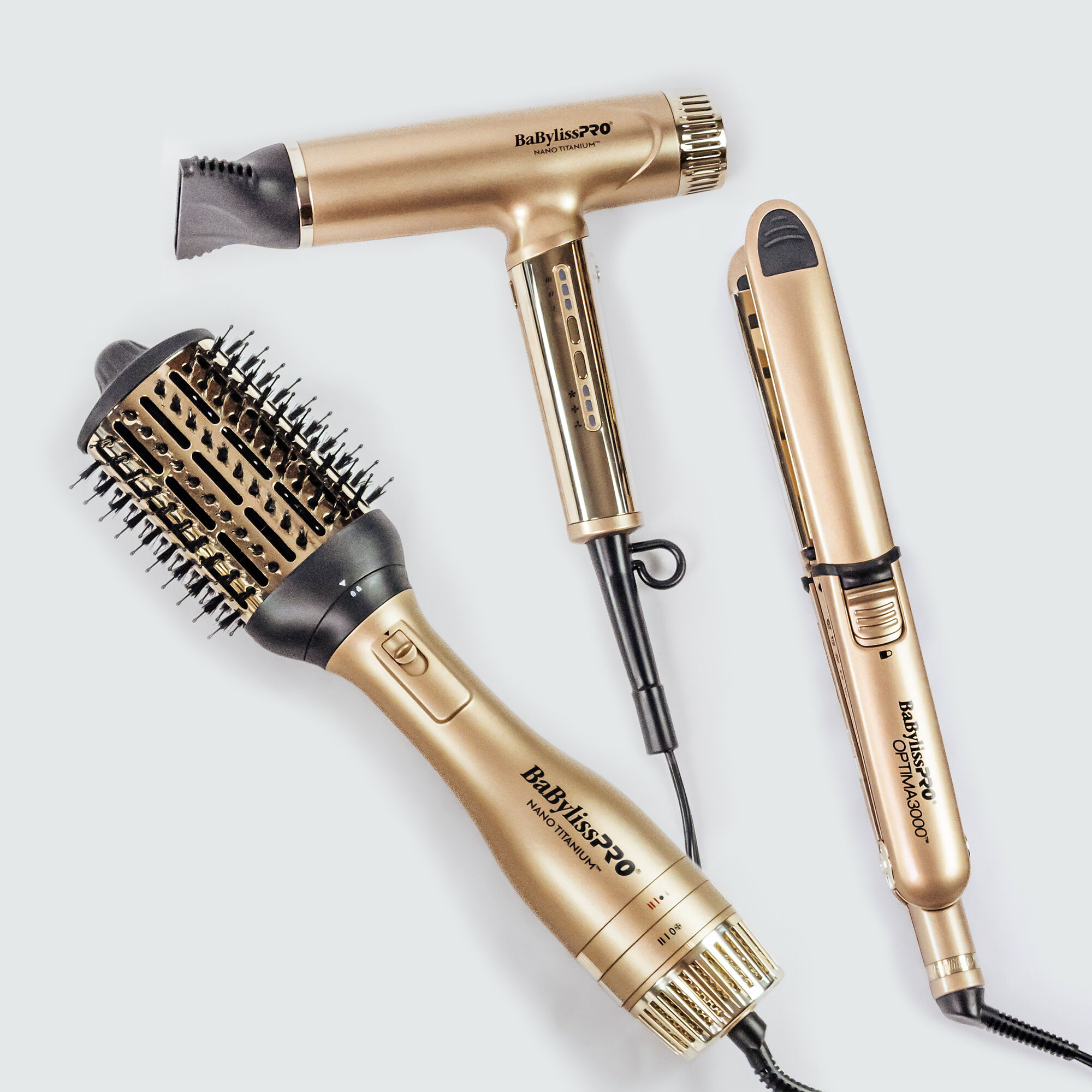 BaBylissPRO® Nano-Titanium™ Detachable 3-in-1 Hot Air Brush