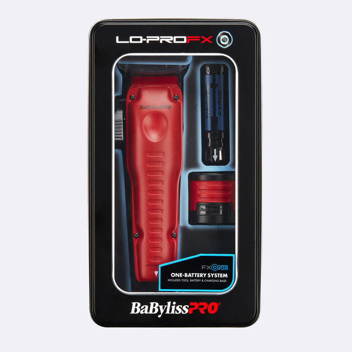 BaBylissPRO® FXONE™ Lo-ProFX High Performance Low-Profile Clipper (Red), , hi-res image number 5