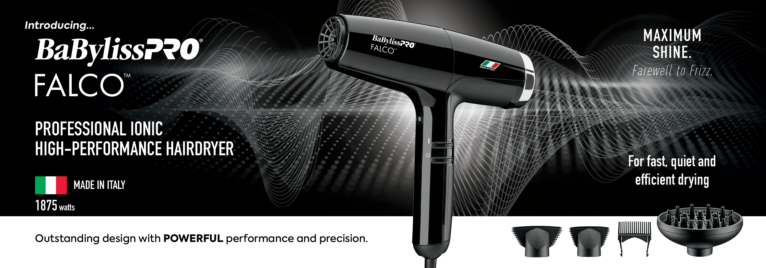 Falco Ionic High-Performance Hairdryer