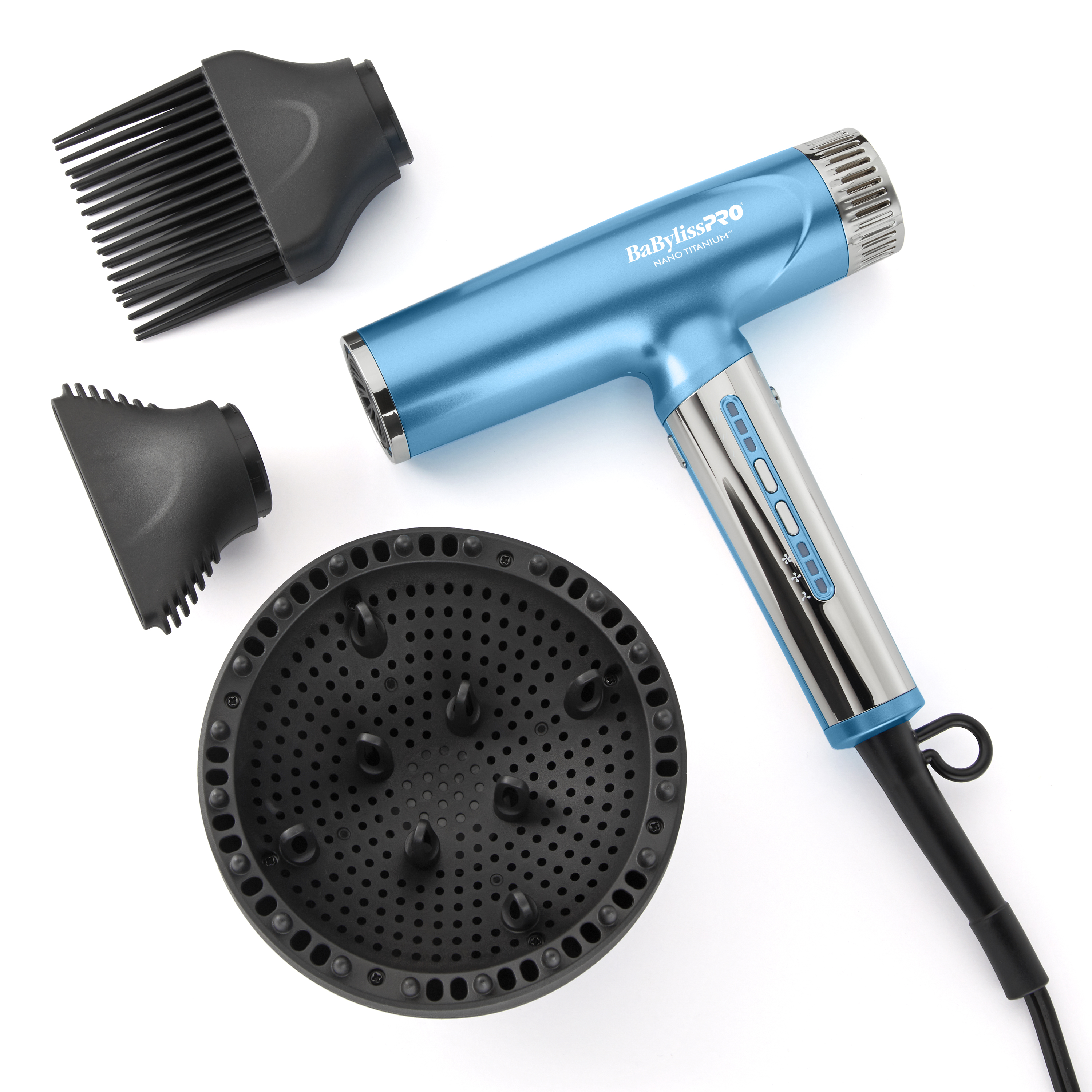 BaBylissPRO® Nano Titanium™ High-Speed Nano Light Hairdryer (Blue), , large image number 8