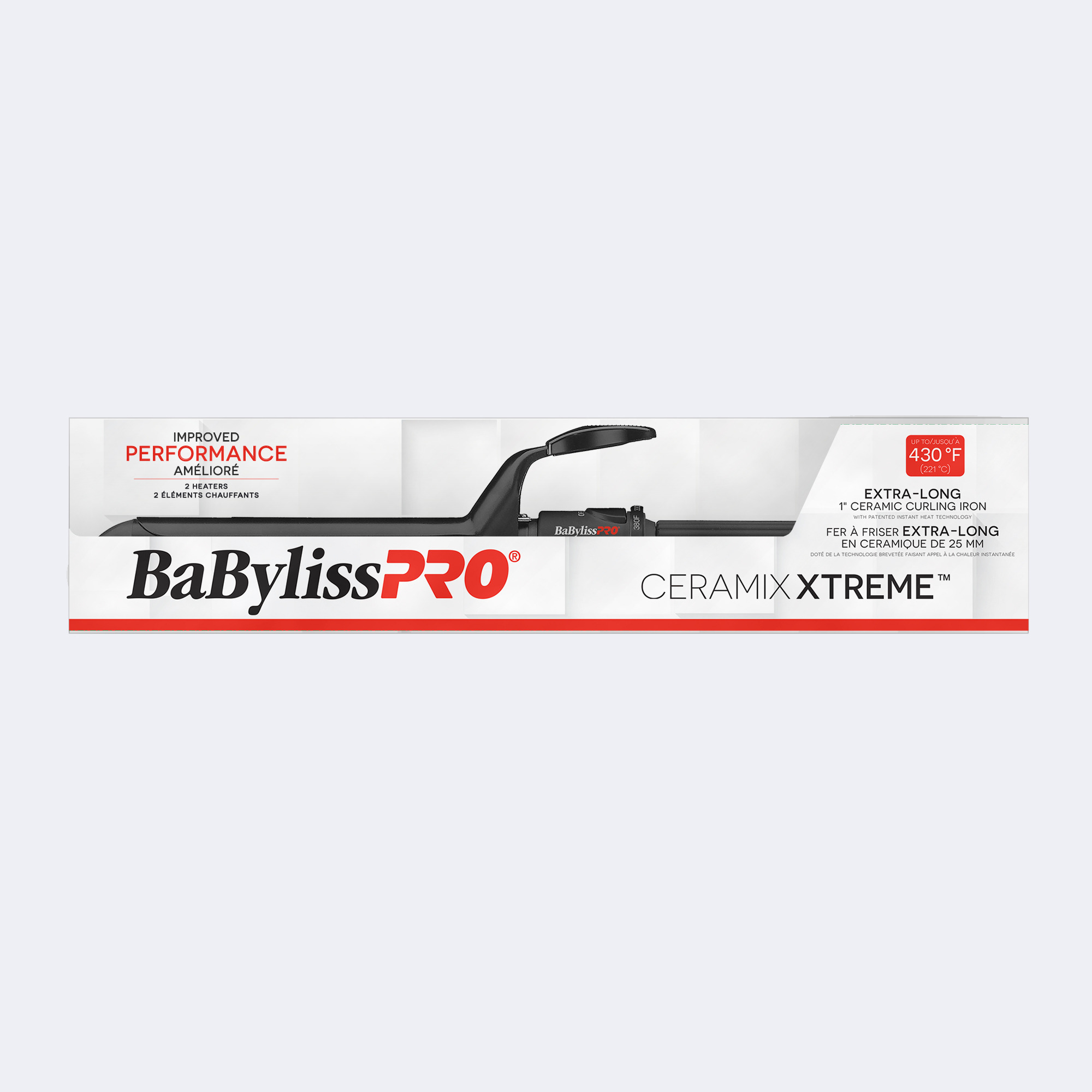 BaBylissPRO® Ceramix Xtreme™ fer à friser extra-long de 1 po, , large image number 1