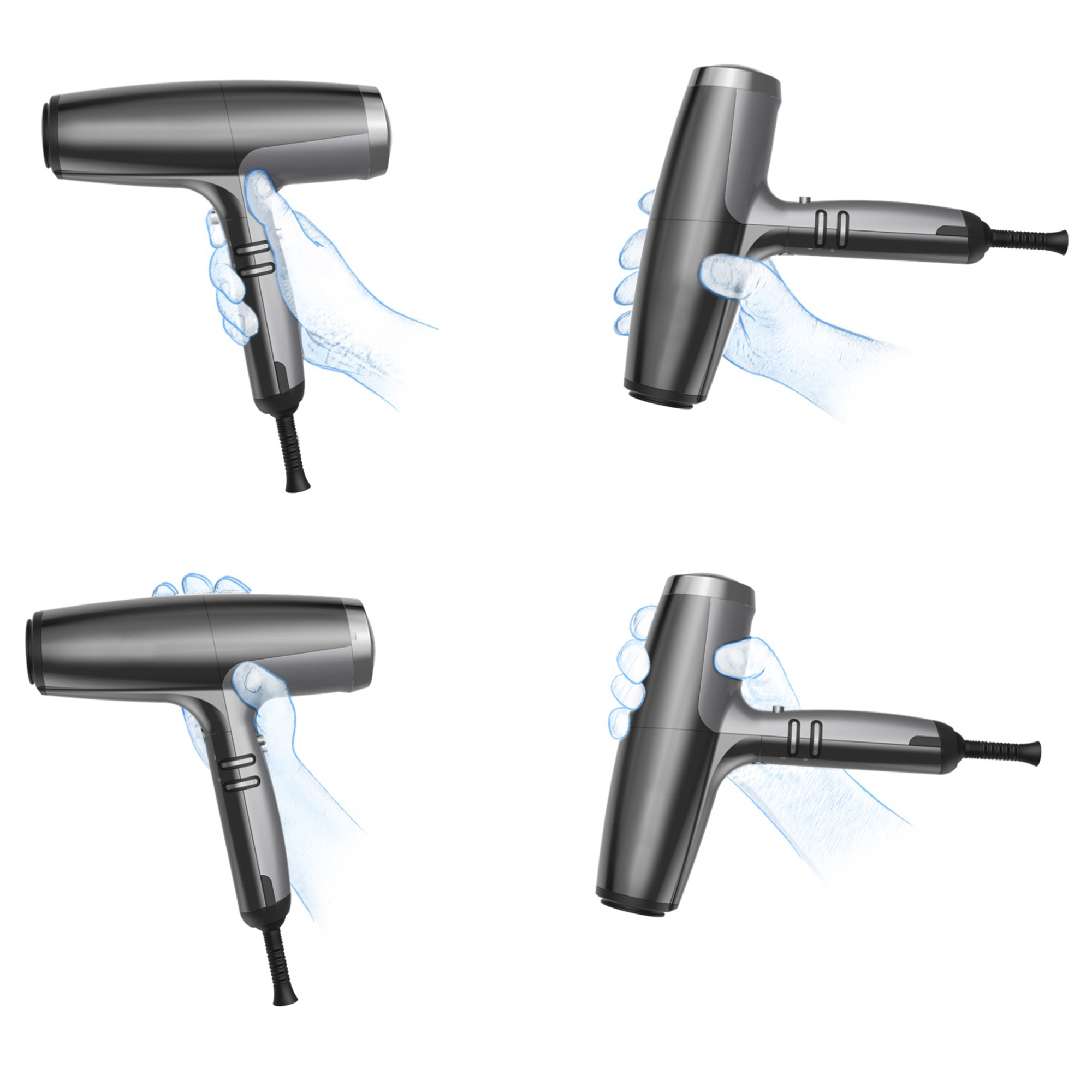 BaBylissPRO® Falco™ Professional Ionic High-Performance Hairdryer, , large image number 2